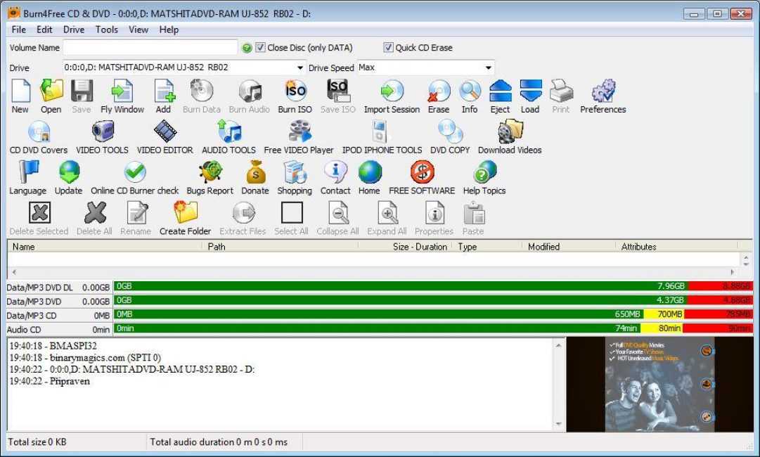 Программа Burn4Free