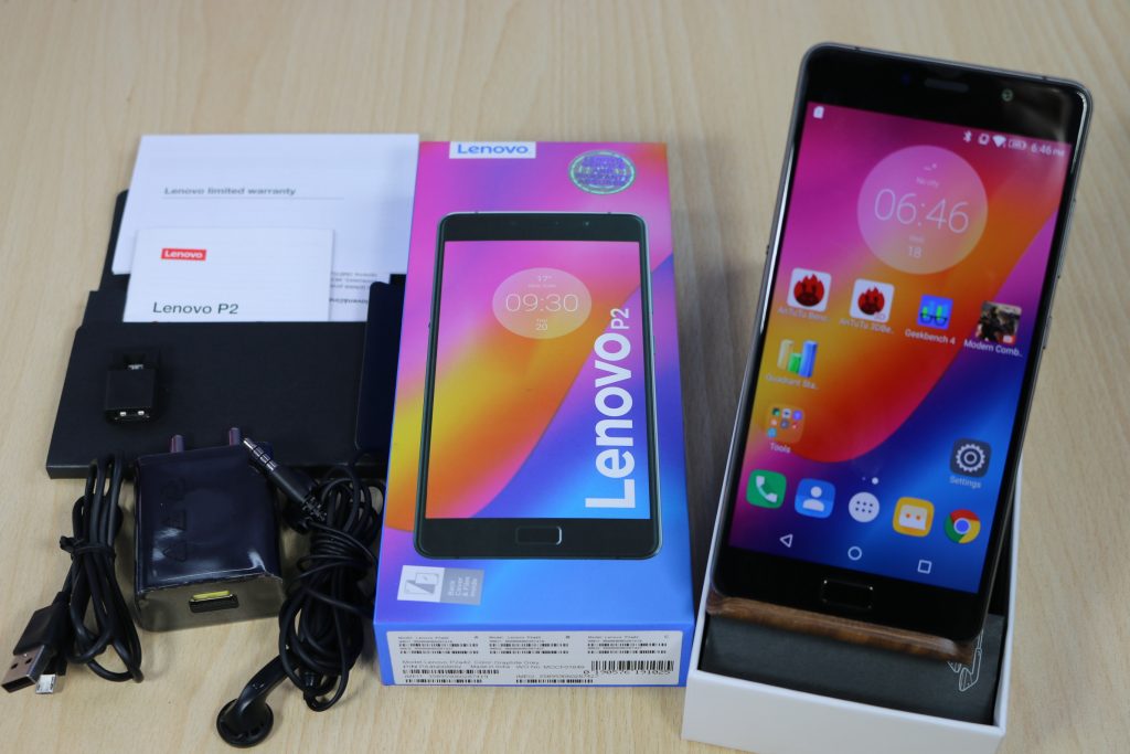 Комплектация Lenovo P2