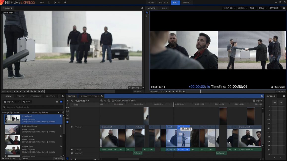 Видеоредактор HitFilm Express