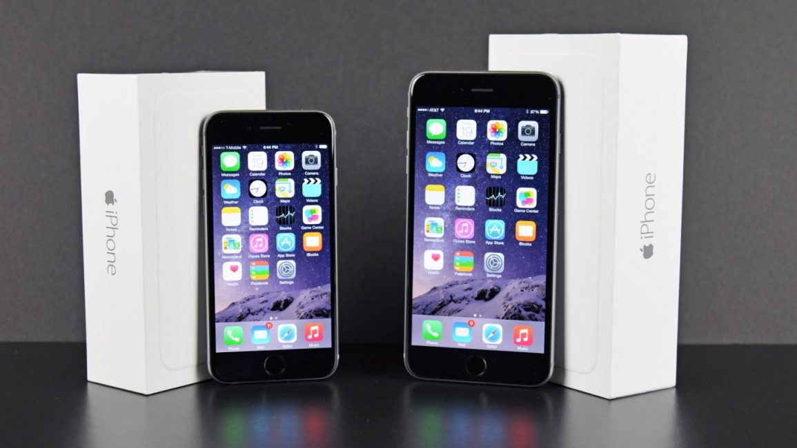 iPhone 6 Plus выигрывает величиной экрана у iPhone 6