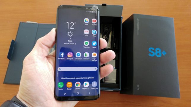 Общий вид Samsung Galaxy S8+