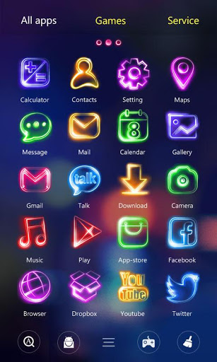 Интерфейс оболочки Go Launcher