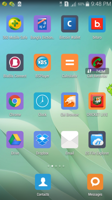 Интерфейс оболочки MIUI Launcher