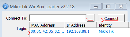 Подключение к роутеру MikroTik