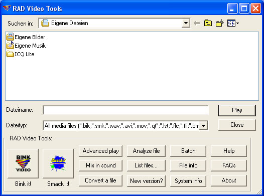 Программа RAD Game Tools