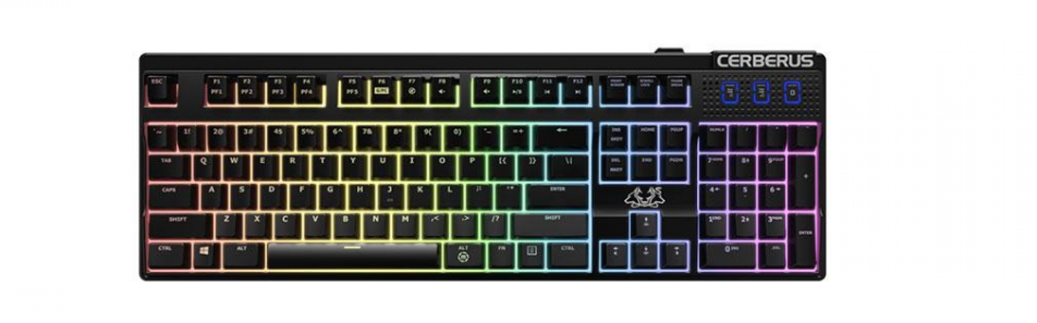 Клавиатура ASUS Cerberus Mech RGB RU BLK UBW (90YH0193-B2RA00)