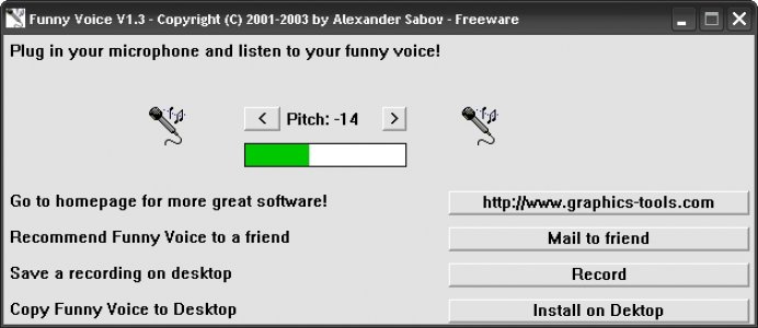 Funny voice интерфейс