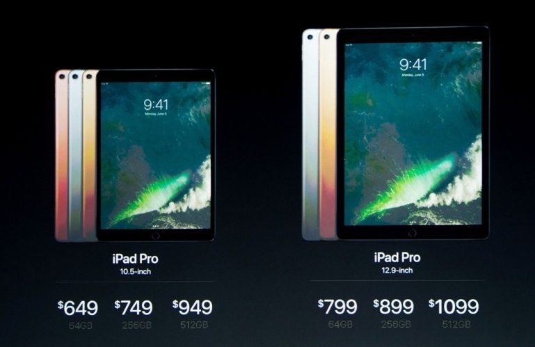 Сравнение iPad Pro 10.5 и iPad Pro 12.9