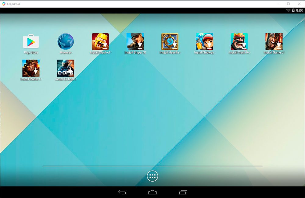 Эмулятор LEAPDROID