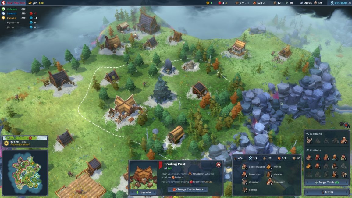 Геймплей игры Northgard