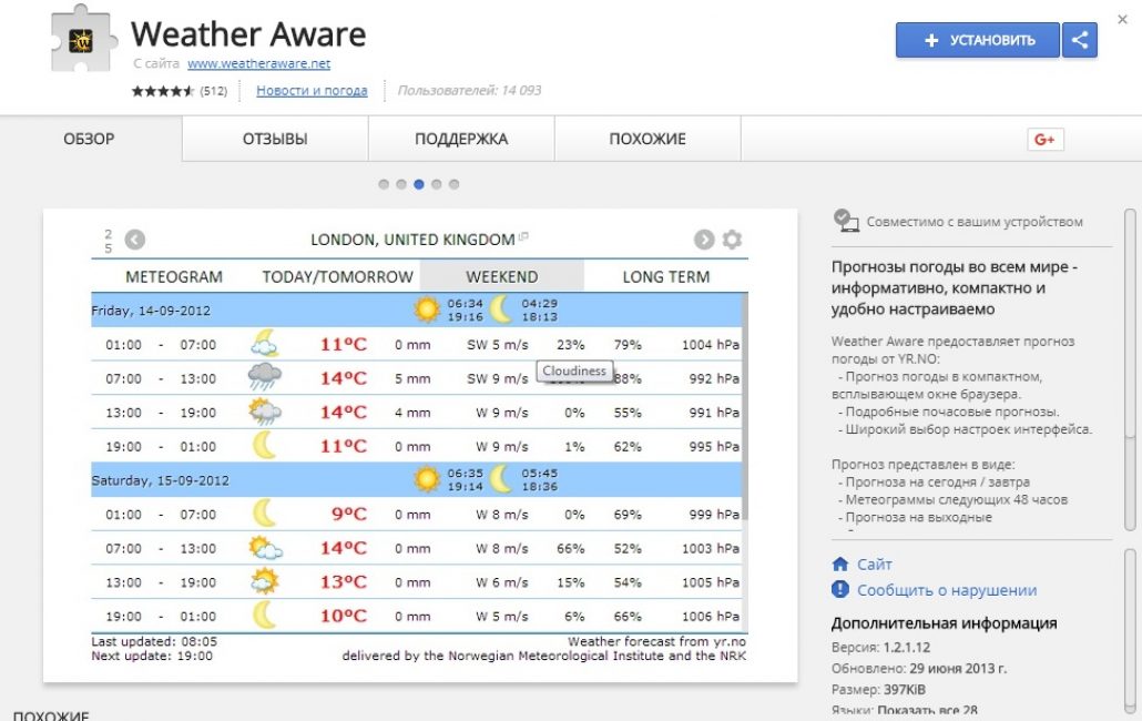 Weather Aware