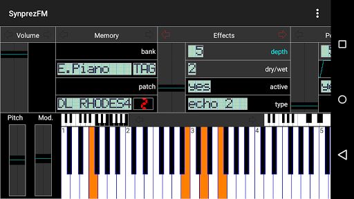 Программа для создания музыки на андроид Синтезатор FM [СинпрэFM II]