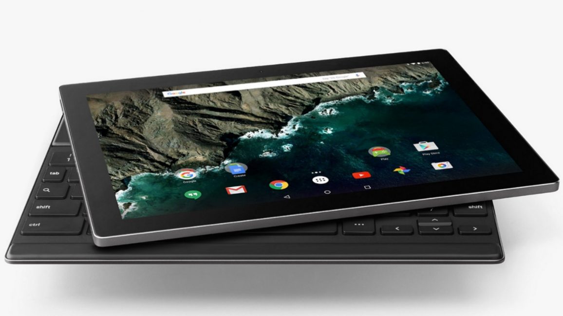 Внешний вид планшета Google Pixel C