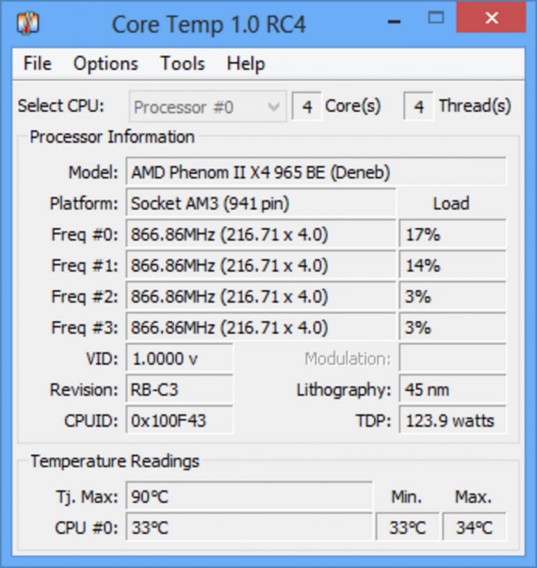 Core Temp 1.18.1 download the last version for iphone