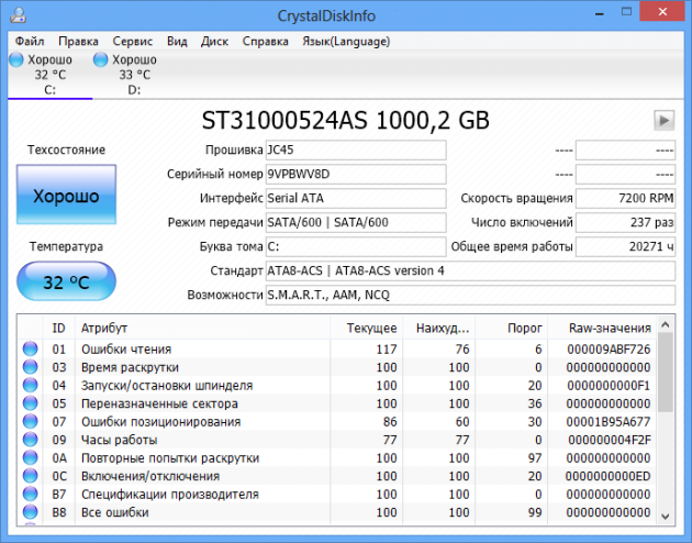 CrystalDiskInfo