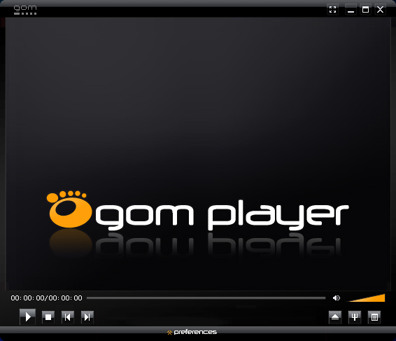 Рабочее окно GOM Player