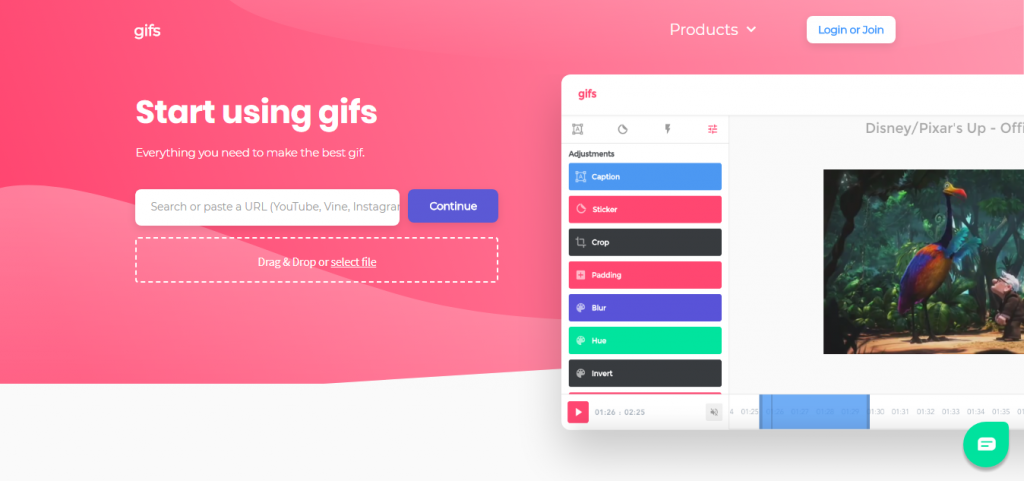 Gifs от Youtube