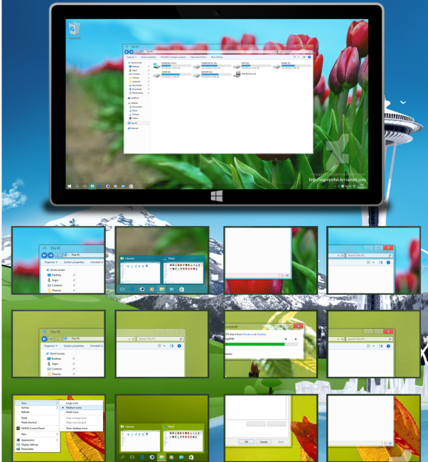 Темы на Windows 10