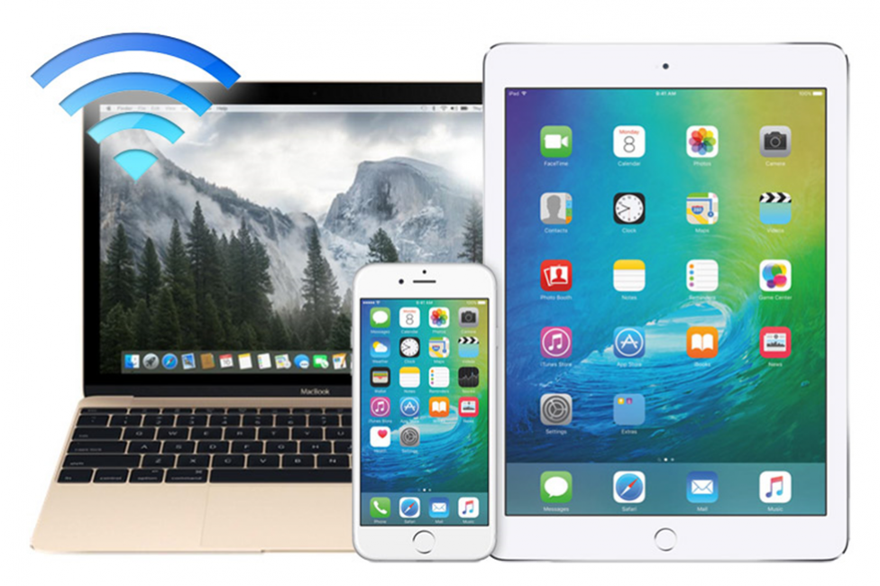 Различные устройства компании Apple