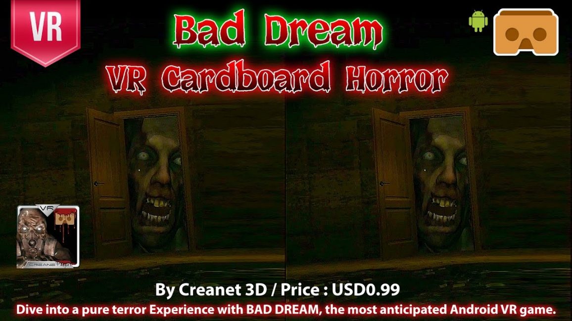 Превью игры Bad Dream VR Cardboard Horror