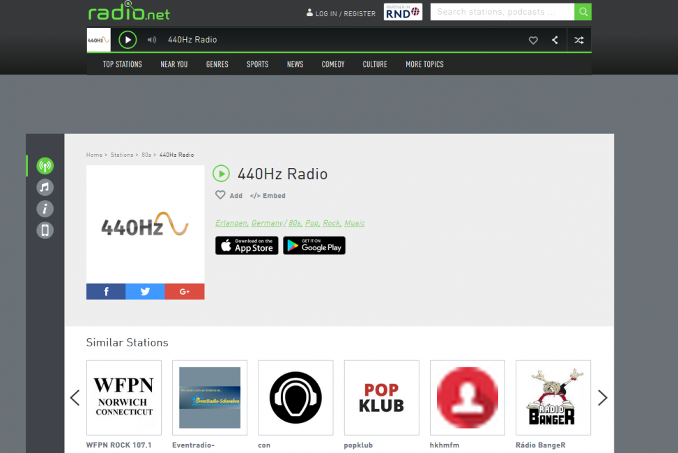 Список онлайн-радиостанций, транслирующих во FLAC и доступных в любой стране мира