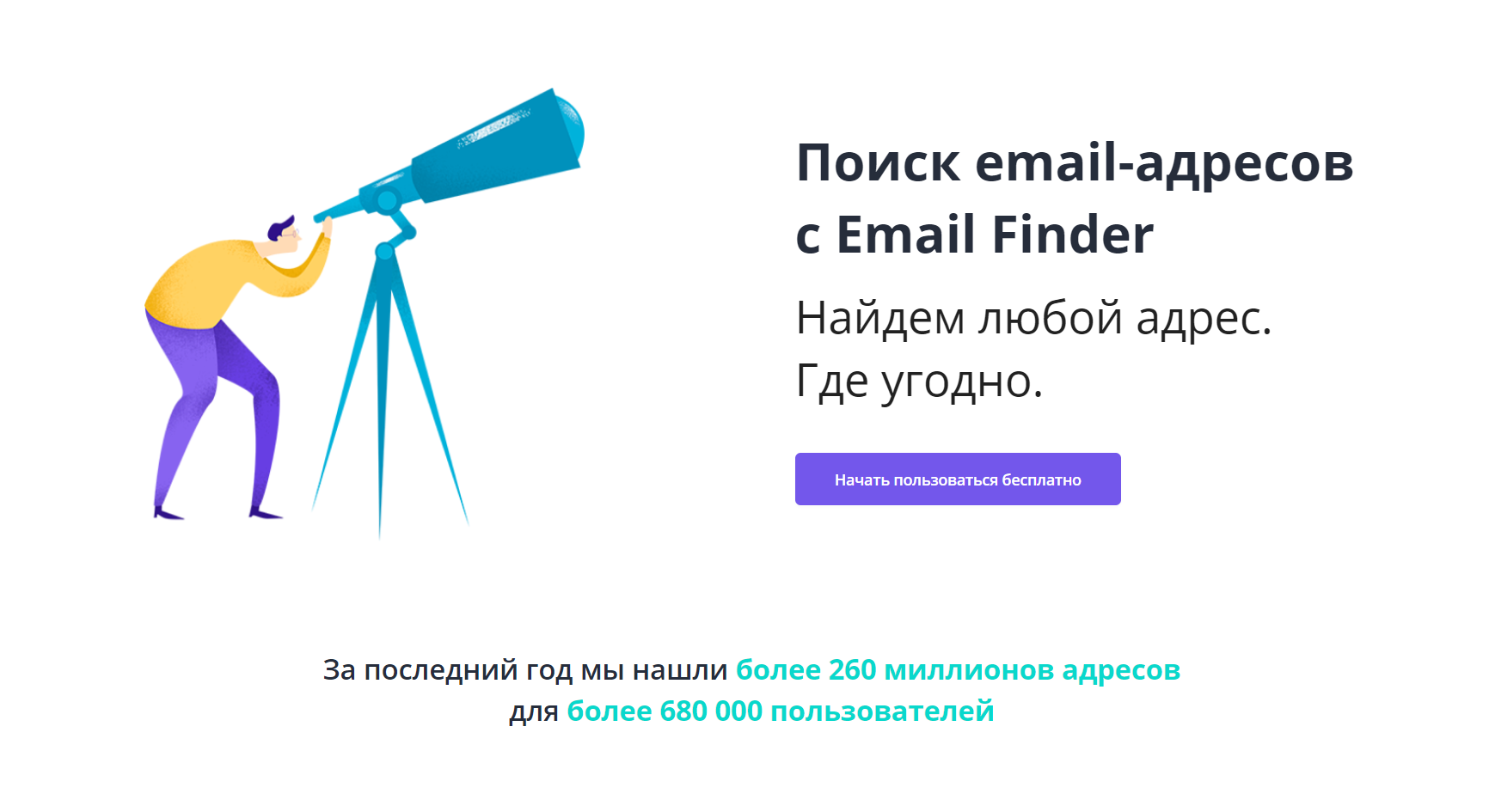 Поиск email-адресов с Email Finder