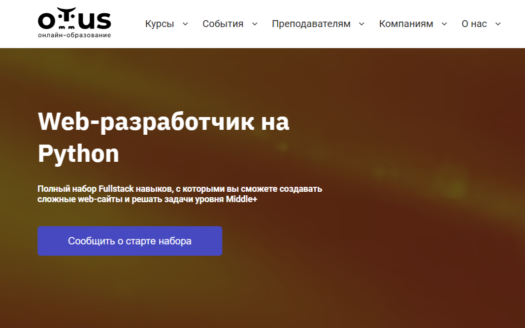 Web-разработчик на Python