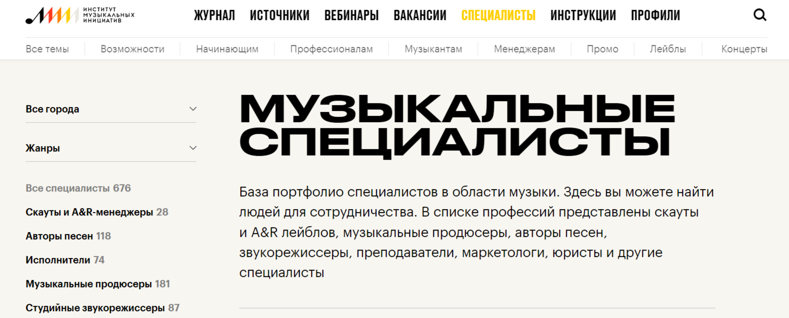 Институт музыкальных инициатив