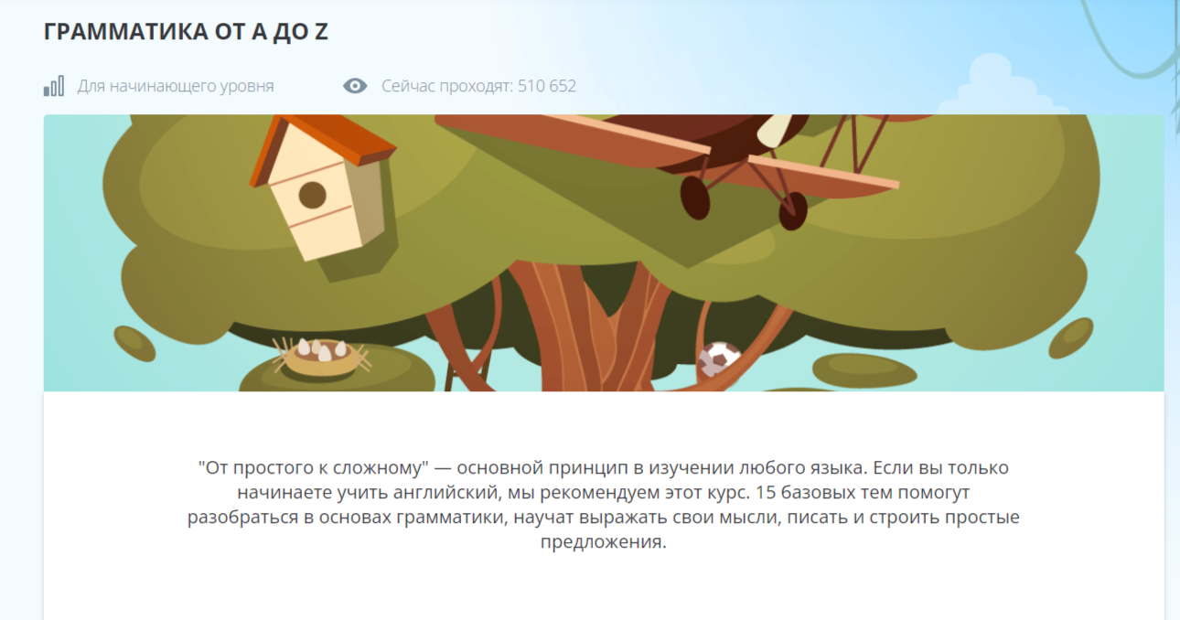 ГРАММАТИКА ОТ A ДО Z от Lingualeo